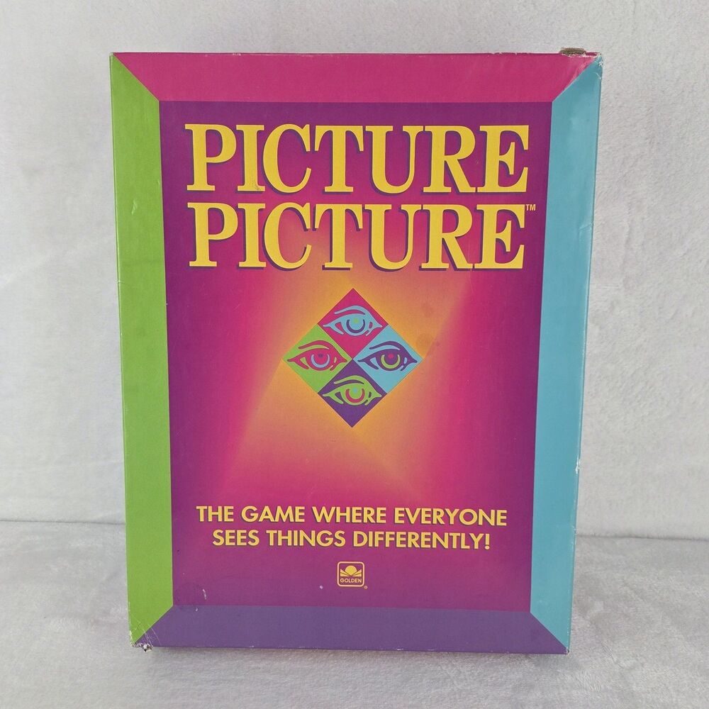 Vintage 1992 Picture Picture Board Game Golden Complete w/ Instructions No Pad